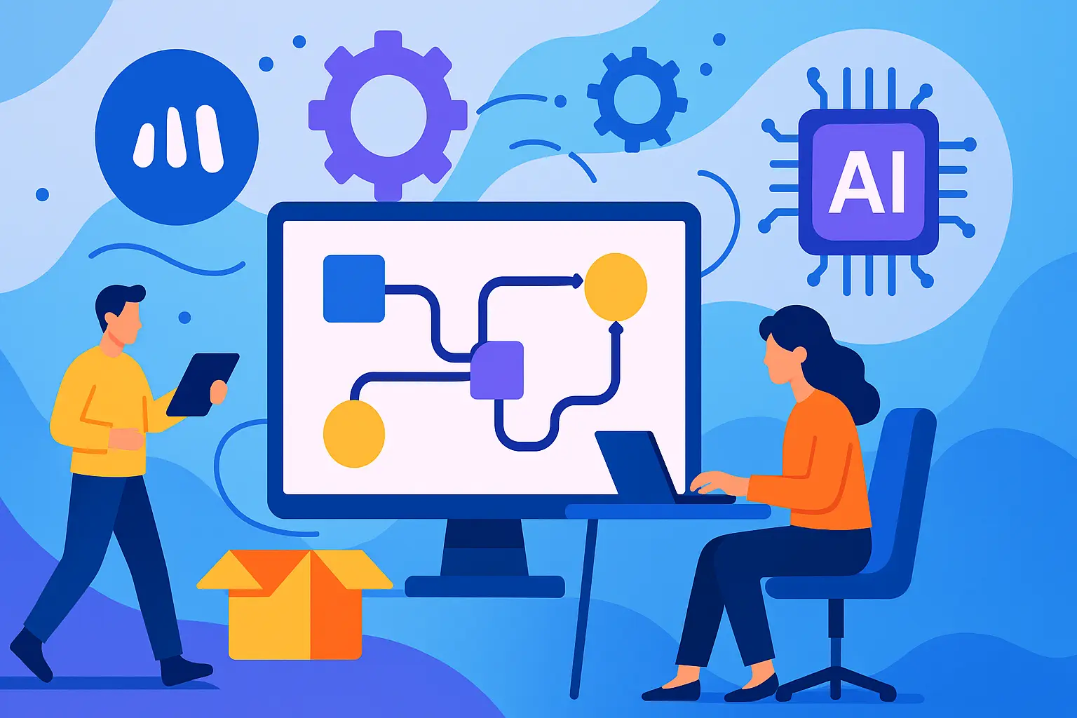 Zapier y Make Mejoran la Automatización con IA para PYMEs